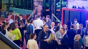 The evening reception at the Crucible theatre