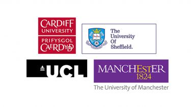 The PhD project can be with any of our partner institutions – Cardiff, Manchester, Sheffield, or UCL.