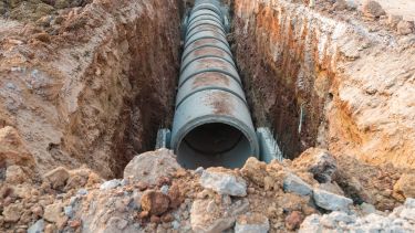pipe in the ground