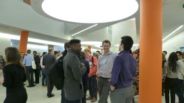 An image of an engineering industry networking event