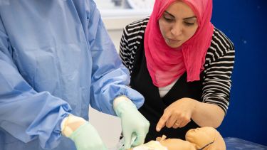 Postgraduate on the Advanced Neonatal Nurse Practitioner course