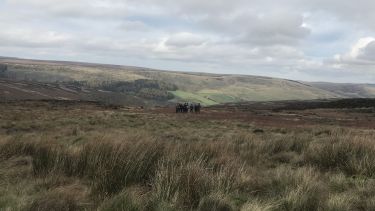 A group of geography students on Kinder Scout