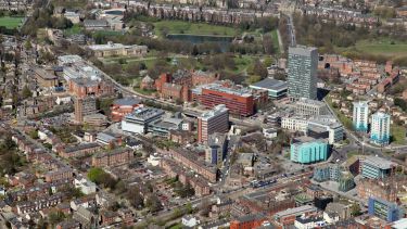 A bird's eye view of the university