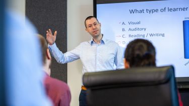 Academic teaching a seminar