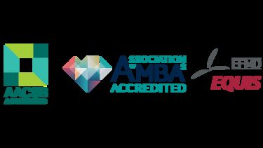 Our Triple Crown accreditation from the from the three major international accreditation bodies – AACSB, EQUIS and AMBA