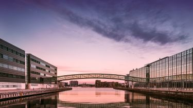 Aalborg University at sunset, Aalborg, Copenhagen, Denmark