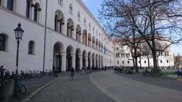 University of Munich from the outside. 