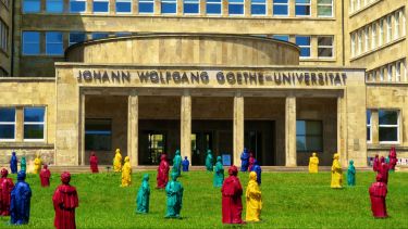 Exterior photo of Goethe University Frankfurt