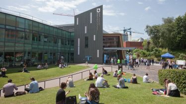 An image of the Students Union building on an open day