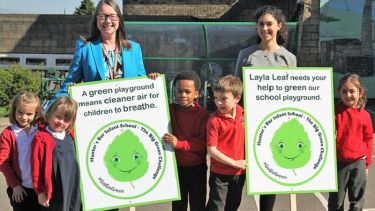 Green barrier for schools