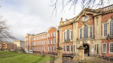 The exterior of the Sir Frederick Mappin Building