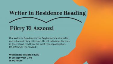 Writer in Residence Fikry El Azzouzi