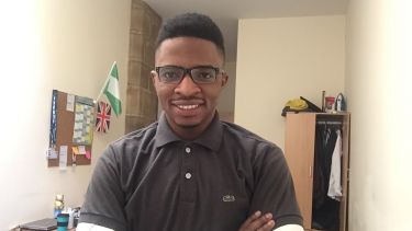 Profile picture of International Student Ambassador, Kelvin Obiano