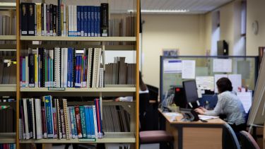 The School of Health and Related Research library. 