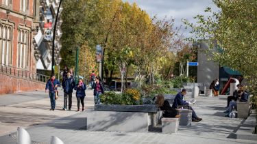 Landscape design on University campus