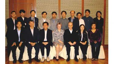 Image of Alan's East Asian Doctoral Students, past and present in Hong Kong 2006.