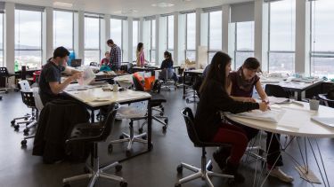 A Landscape studio in the Arts Tower