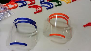 3D printed faceshields for NHS workers
