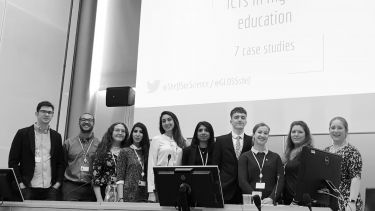 From left to right; Dr Paul Reilly, Mike Pinney, Romany Kisbee Batho, Myra Mufti, Hana Okasha, Evelyn Baskaradas, Daniel Kirby, Victoria Baskett, Suay Ozkula and Rebecca Heminway