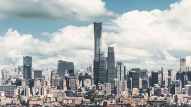 The Beijing skyline