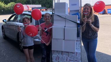 School of Dentistry donates toothpaste supplies