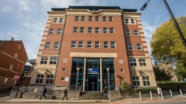 The Department of Journalism Studies building at 9 Mappin Street, Sheffield. 