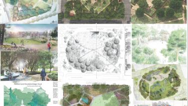 Landscape Architecture undergraduate work to redesign Grosvenor Square London