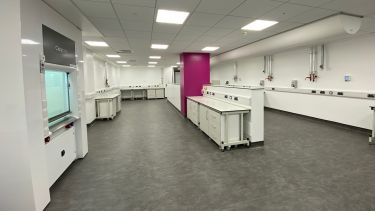 A photo of one of the labs inside the Royce Discovery Centre