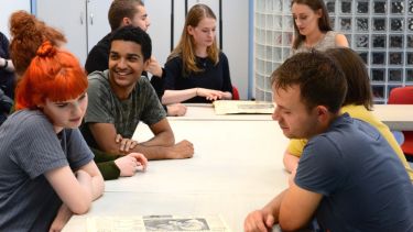 History students in a seminar