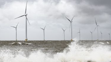 Photo of off shore wind turbines