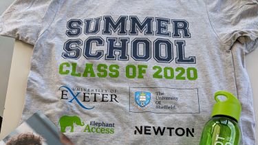 The Elephant Group summer school t-shirt
