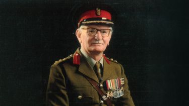 Colonel Leslie Wright in his military uniform