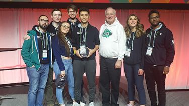 Students from the University of Sheffield at the International Genetically Engineered Machine Competition