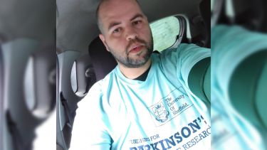 David fundraising for Parkinson's disease