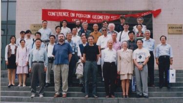 Dr Kirill Mackenzie at the poisson geometry conference in Hangzhou, 1999