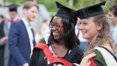 Photo of students at graduation