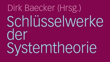 Book cover of a German publication on systems theory