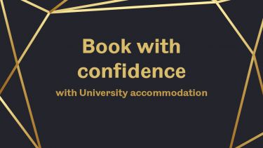 Book with confidence text on black and gold background