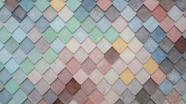 various pastel coloured tiles