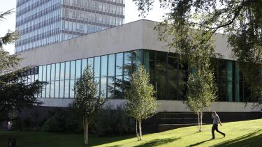 Western Bank Library from Weston Park