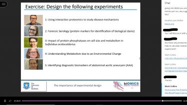 Mass Spec Course 2021 screenshot of Interactive Session 2