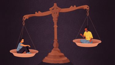 restorative justice balance scales graphic