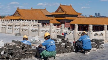 2nd place - Watching others repairing cultural relics in The Forbidden City (Category: My Hero)