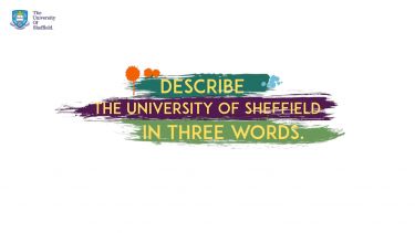 Screenshot of the describe Sheffield in three words video
