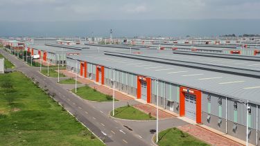New industrial complex buildings in Ethiopia