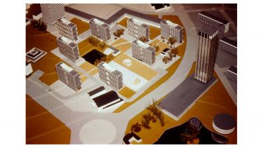 A utopian council design proposal from 1950s Hillfields