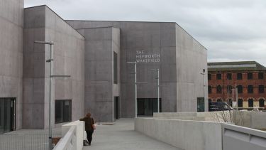 An exterior photo of The Hepworth Wakefield