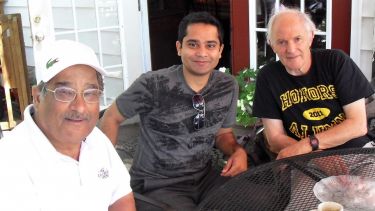 Naresh, Prashant and Harry Kroto