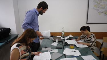Participants working in the Advocate workshop