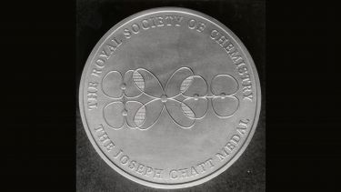 Chatt Medal designed by Sir Harry Kroto and Jeff Leigh